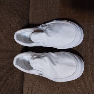 Kids White Slip-On Shoes